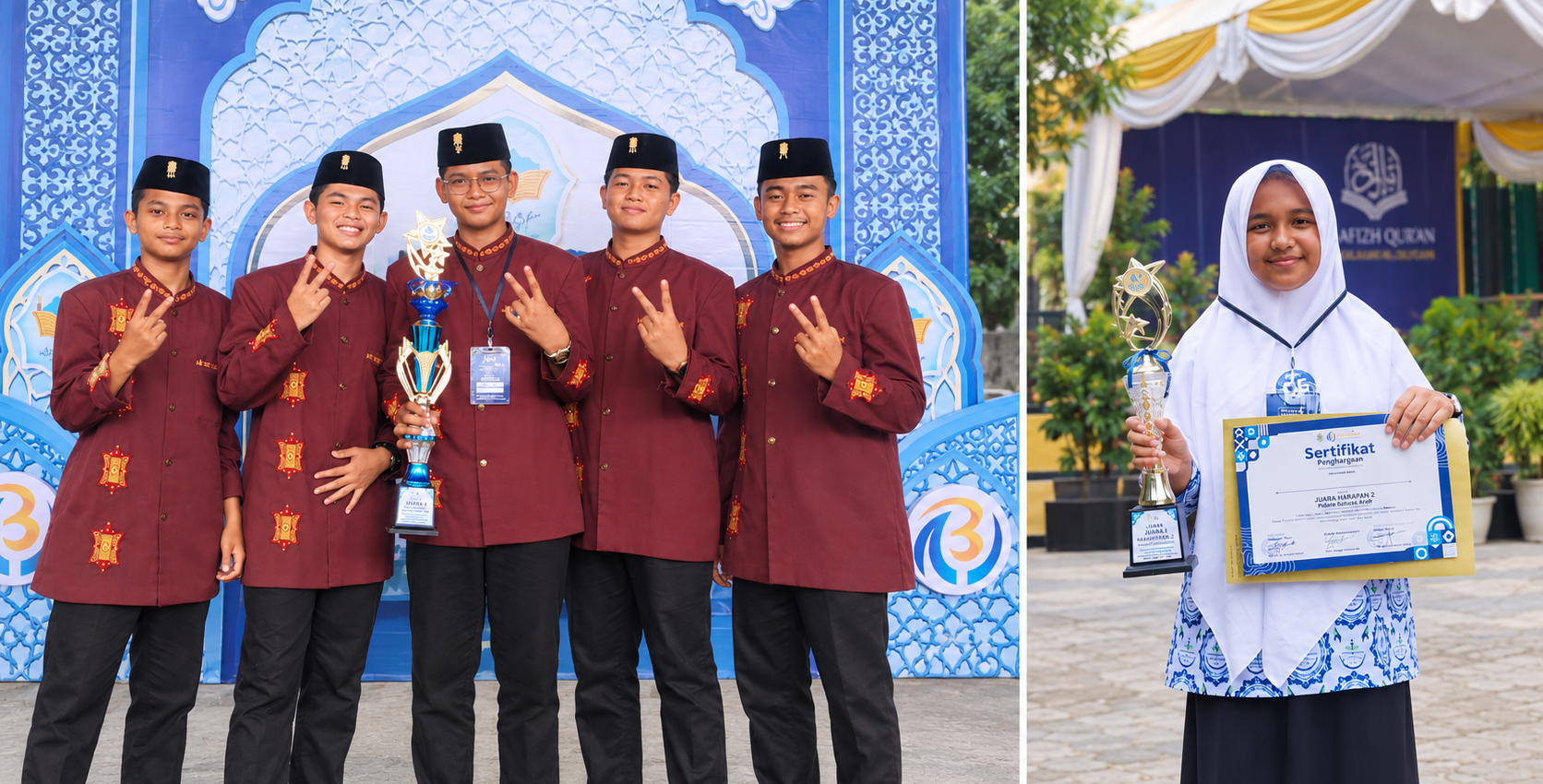 Nasyid dan Pidato Bahasa Inggris Dataqu Imam Syafi’i Raih Juara di Jabal Nur