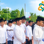 Santri DATAQU Imam Syafi’i Ikuti Upacara Peringatan Hari Santri Nasional di Lapangan Hiraq Kota Lhokseumawe
