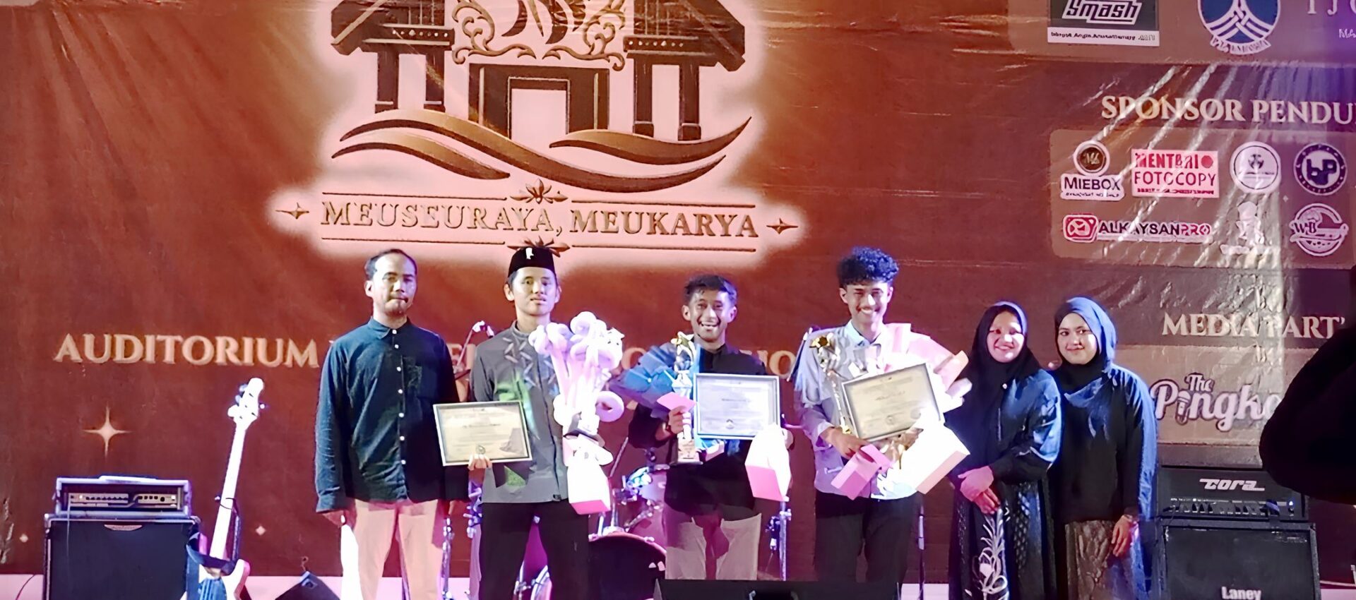 Santri Dataqu Imam Syafi’i Raih Juara 3 Lomba Nasyid se-Kota Lhokseumawe