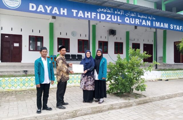 Penjemputan Mahasiswa/i OJT UIN Sultanah Narasiyah dari Fakultas Usuluddin, Adab dan Dakwah di Dataqu Imam Syafi’i